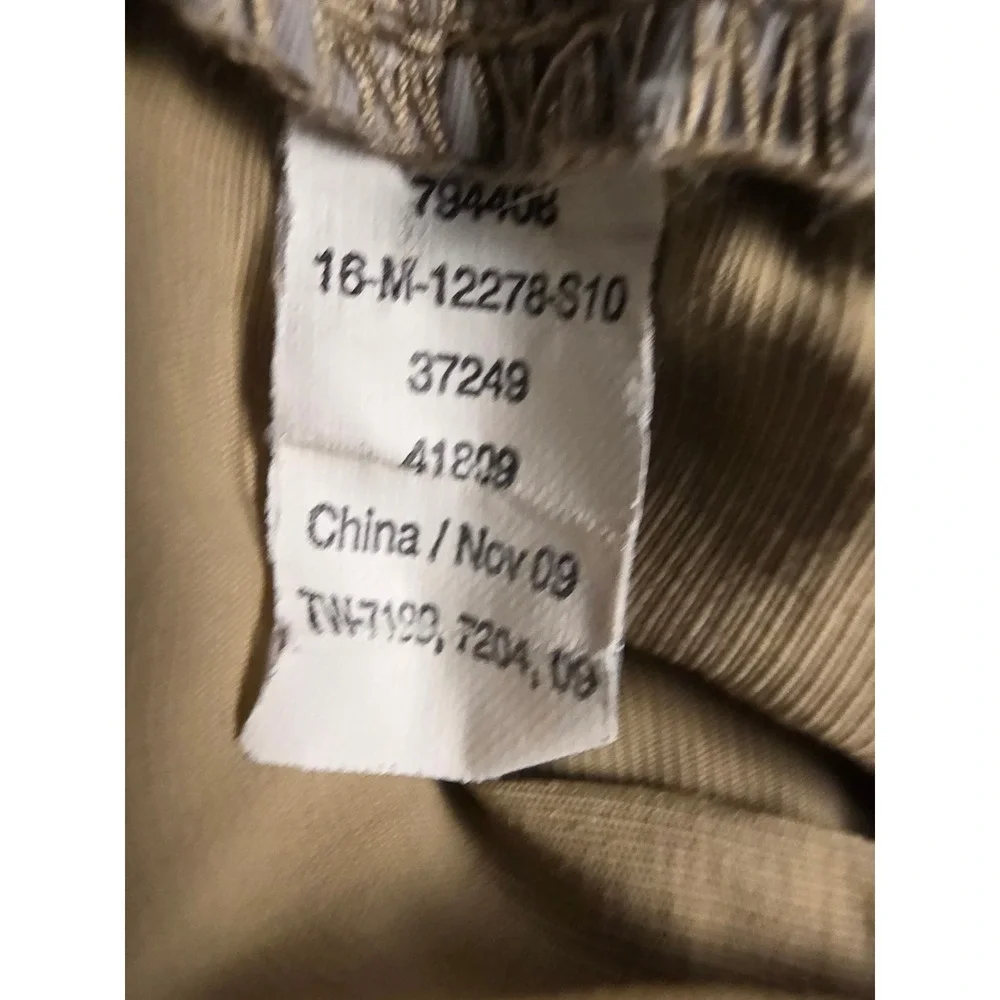 REI Sahara Mens Cargo Shorts Tan Khaki Nylon UPF 50+ Hiking Outdoor Size L 32L